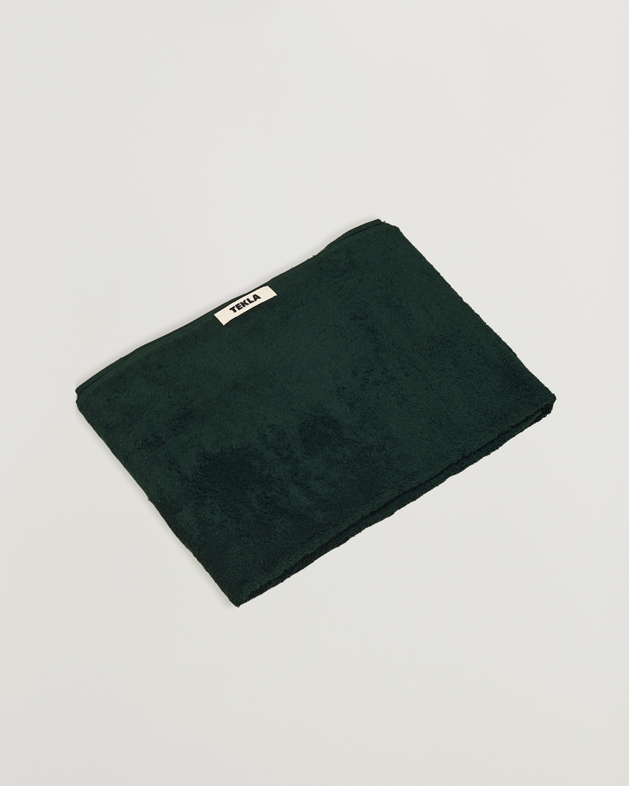 Mies | Tekstiilit | Tekla | Organic Terry Bath Towel Forest Green