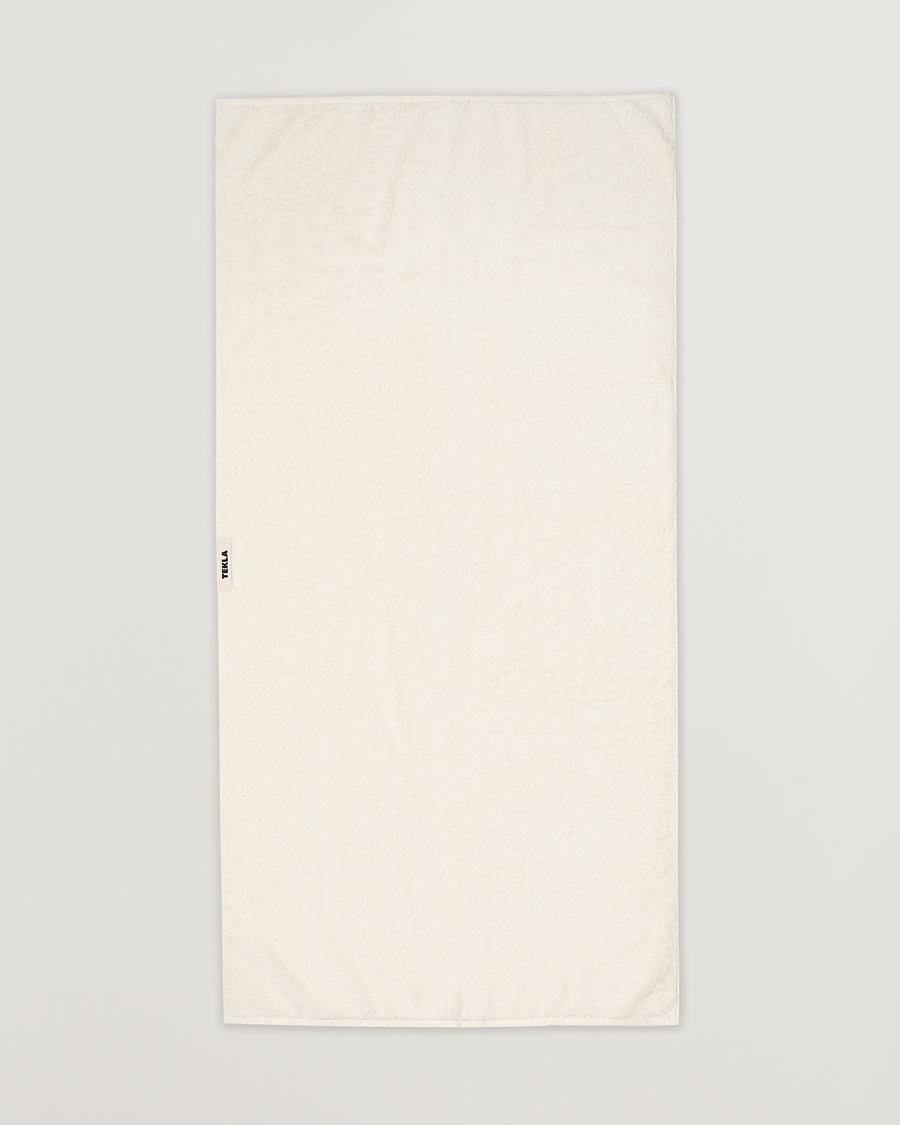 Mies | Pyyhkeet | Tekla | Organic Terry Bath Towel Ivory