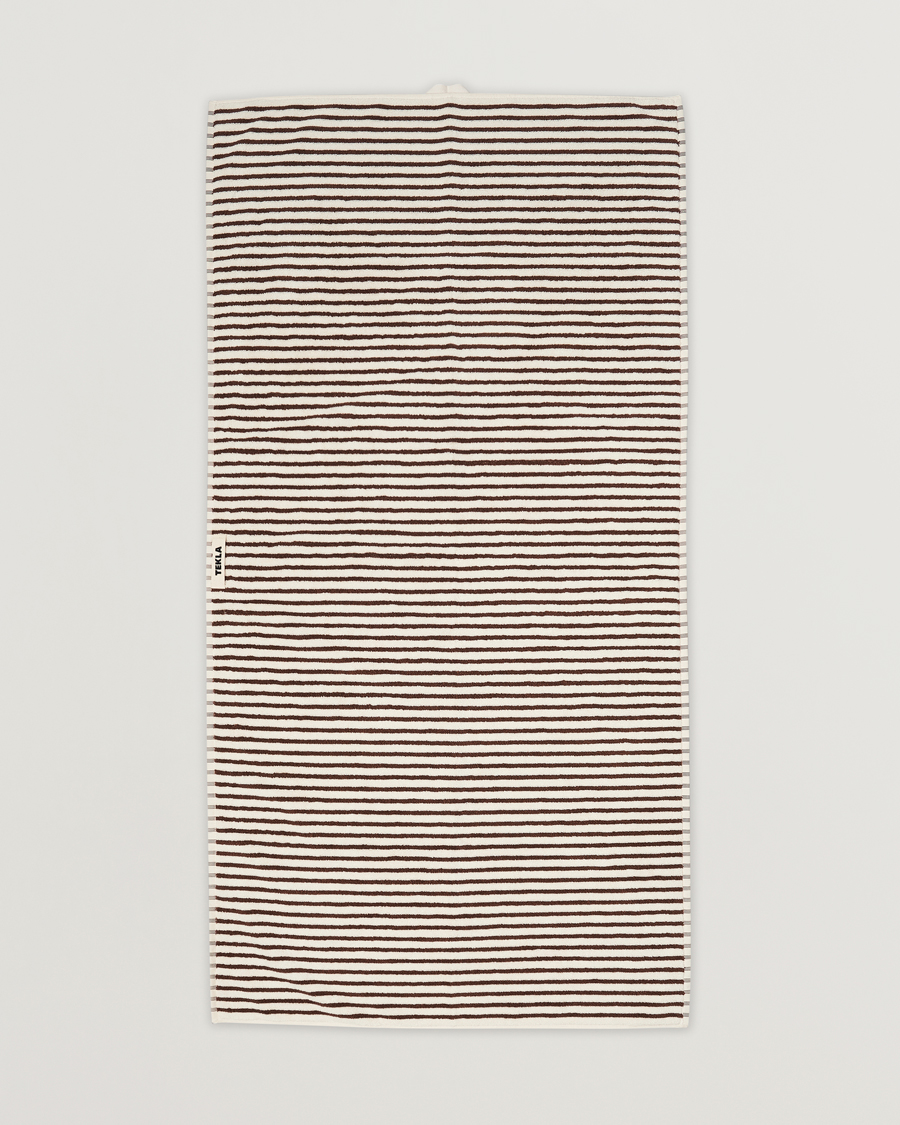 Mies |  | Tekla | Organic Terry Bath Towel Kodiak Stripes