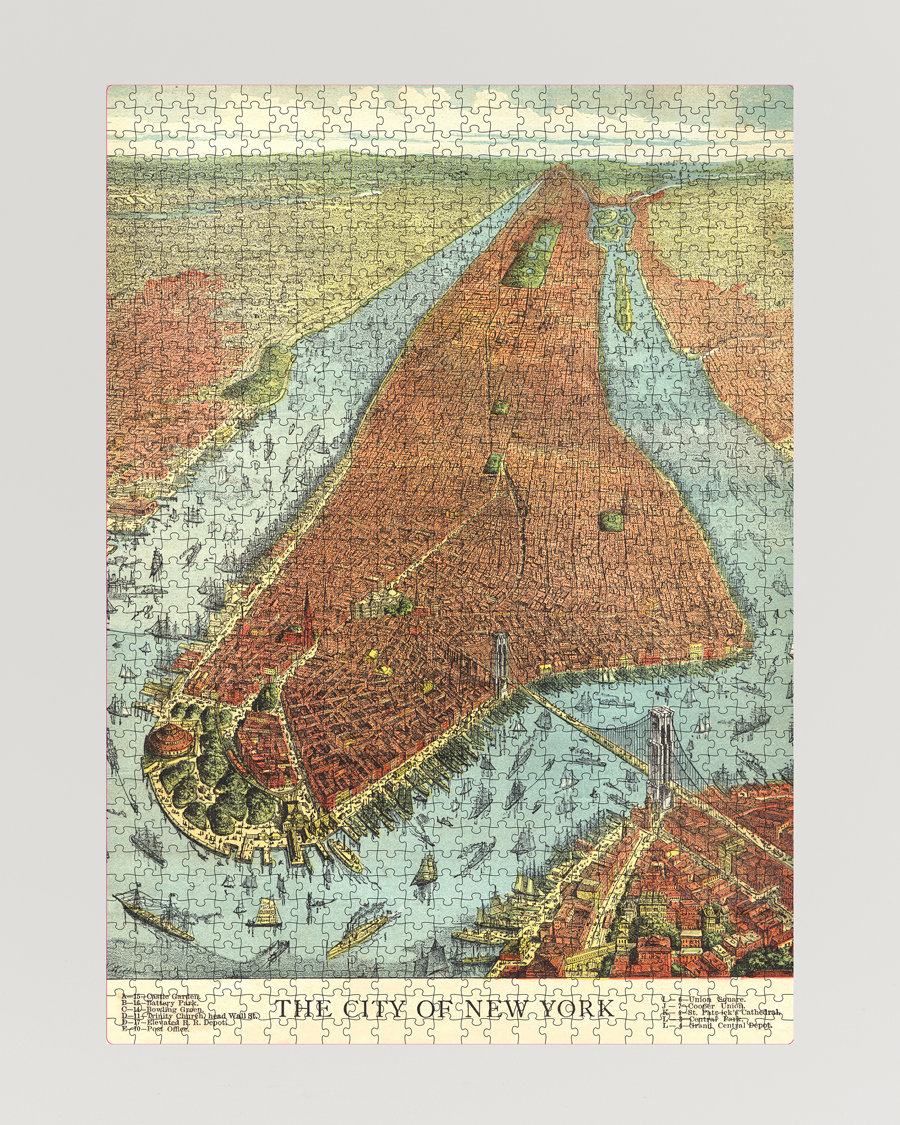Mies | Urheilu ja vapaa-aika | New Mags | John Derian-The City of New York 750 Pieces Puzzle