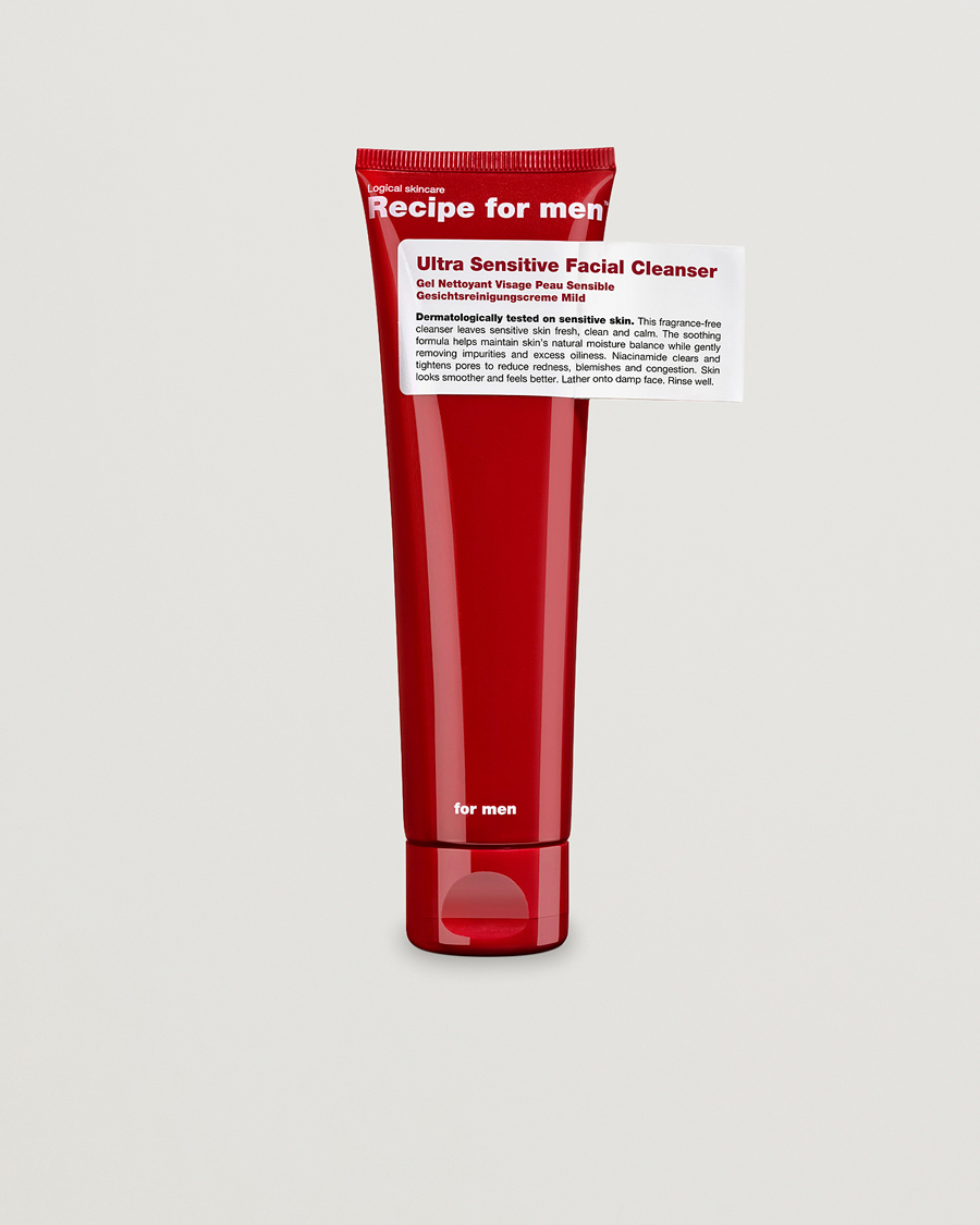 Mies | Ihonhoito | Recipe for men | Ultra Sensitive Facial Cleanser 100ml