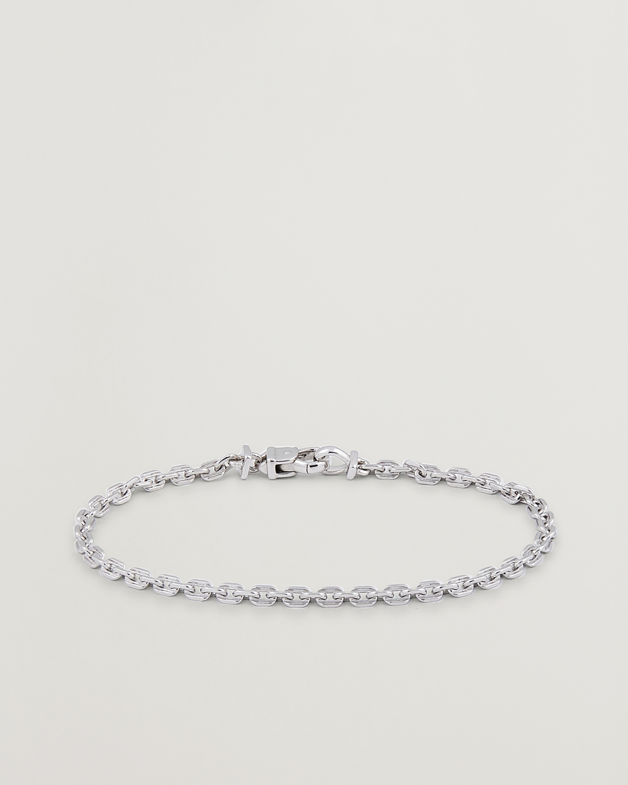 Miehet |  | Tom Wood | Anker Chain Bracelet Silver