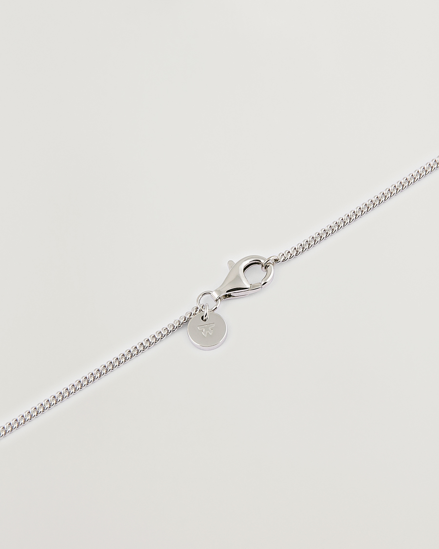 Mies | Tom Wood Mined Cube Pendant Necklace Silver | Tom Wood | Mined Cube Pendant Necklace Silver