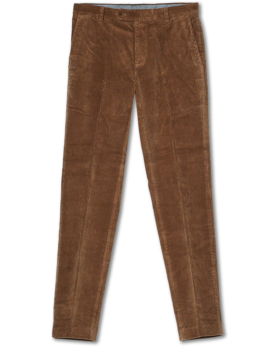 Mies | Housut | Brooks Brothers | Milano Fit Corduroy Trousers Camel