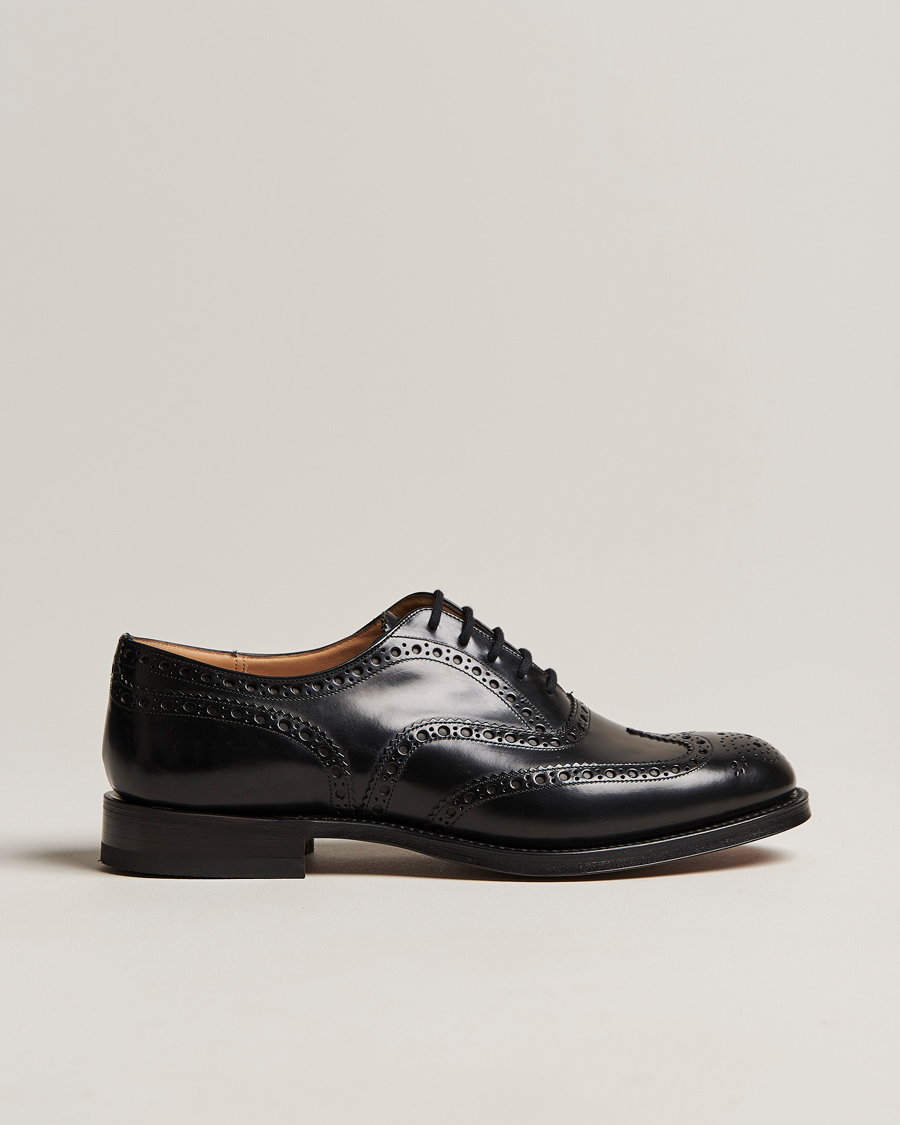 Miehet | Käsintehdyt kengät | Church's | Burwood Polished Binder Brogue Black