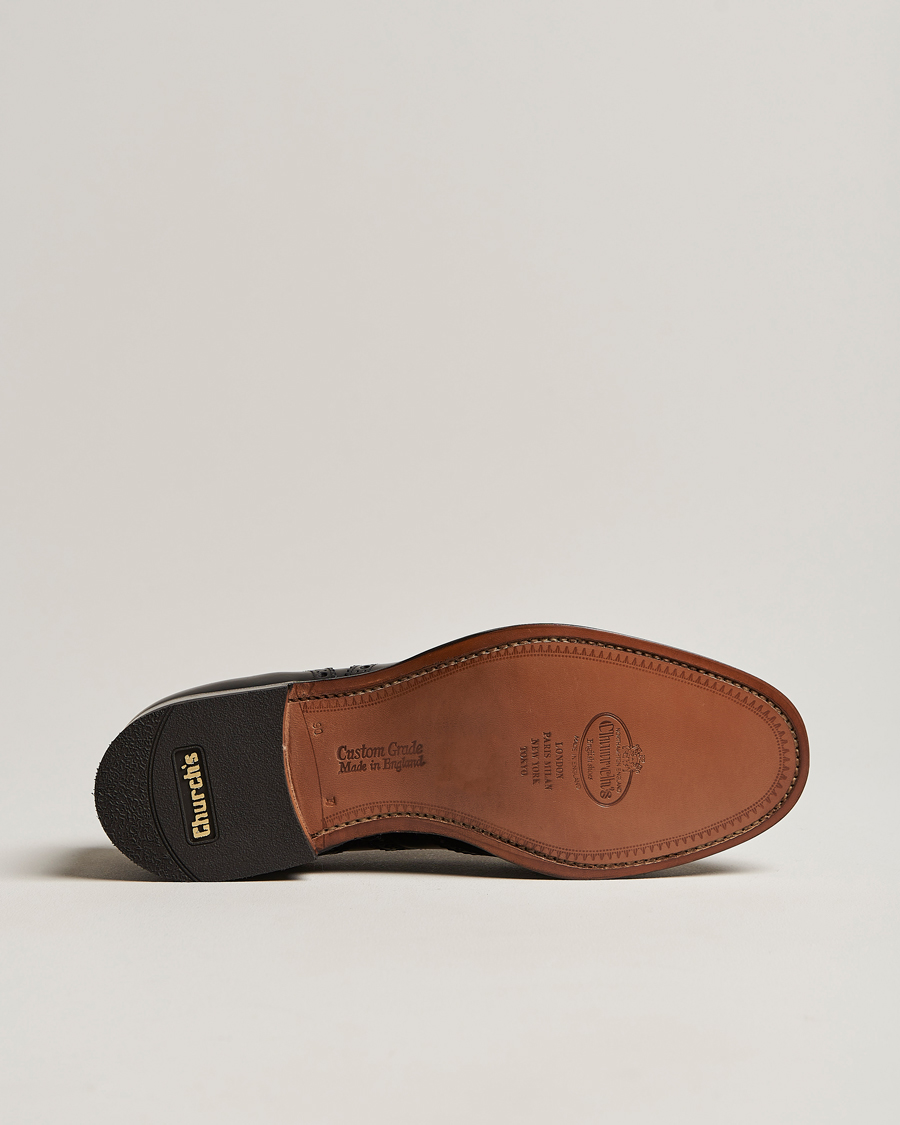Mies | Church's Burwood Polished Binder Brogue Black | Church's | Burwood Polished Binder Brogue Black