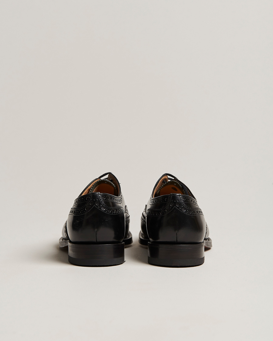 Mies | Church's Burwood Polished Binder Brogue Black | Church's | Burwood Polished Binder Brogue Black