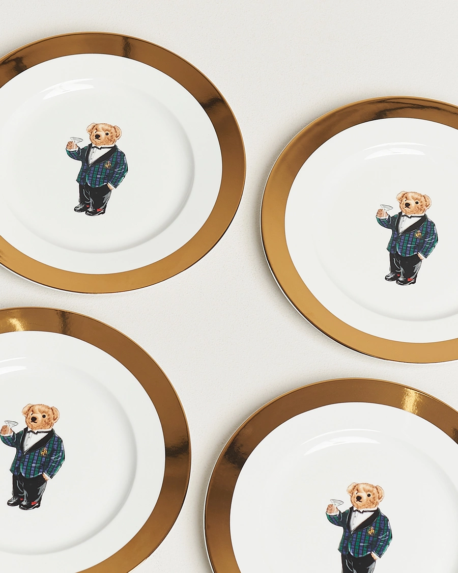 Mies |  | Ralph Lauren Home | Thompson Polo Bear Dessert Plate Set