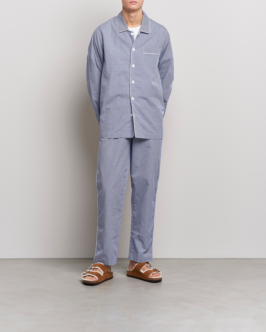 Mies |  | Nufferton | Alf Checked Pyjama Set Blue/White