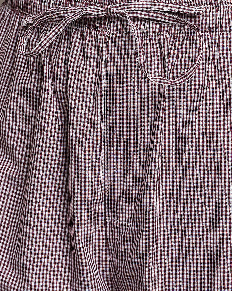 Mies | Yöpuvut ja kylpytakit | Nufferton | Alf Checked Pyjama Set Brown/White