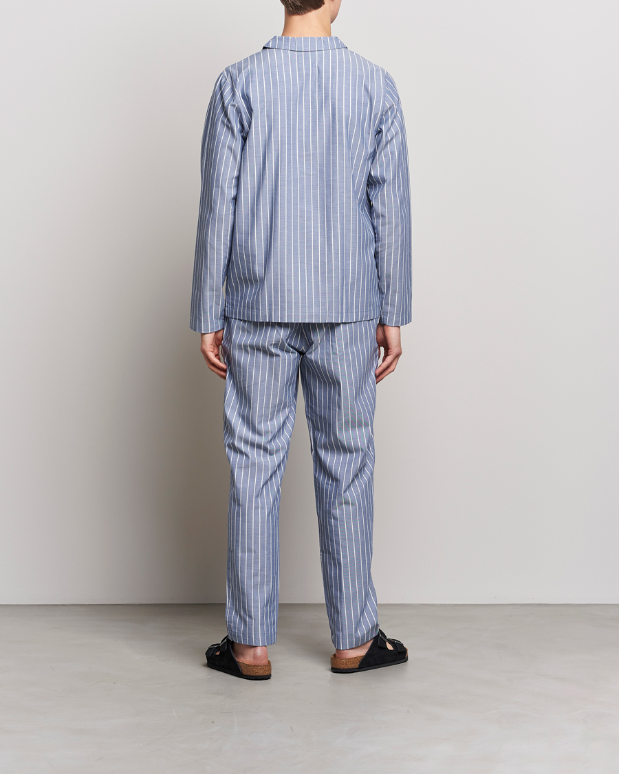 Mies | Yöpuvut ja kylpytakit | Nufferton | Uno Mini Stripe Pyjama Set Navy/White