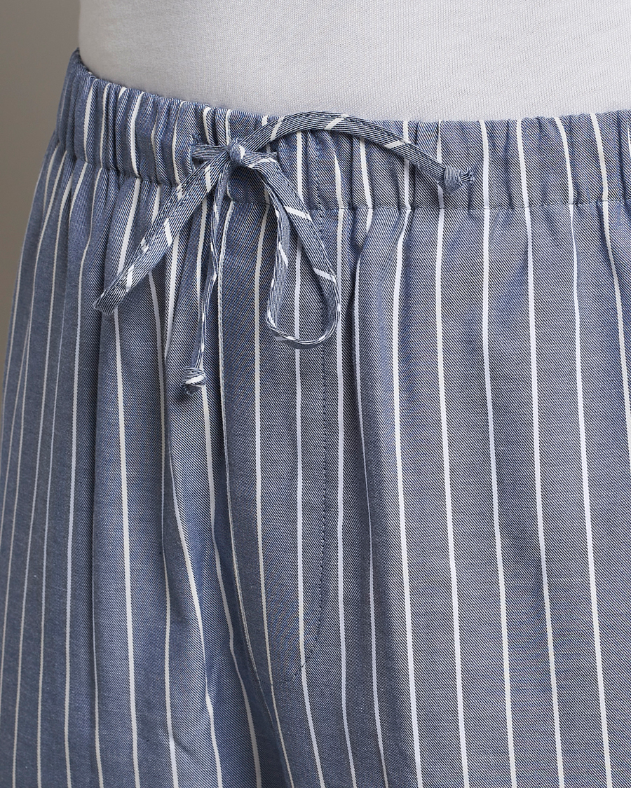 Mies | Yöpuvut ja kylpytakit | Nufferton | Uno Mini Stripe Pyjama Set Navy/White