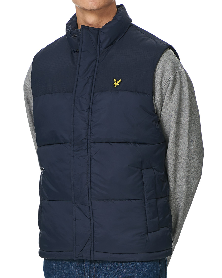 Mies | Takit | Lyle & Scott | Wadded Gilet Vest Dark Navy