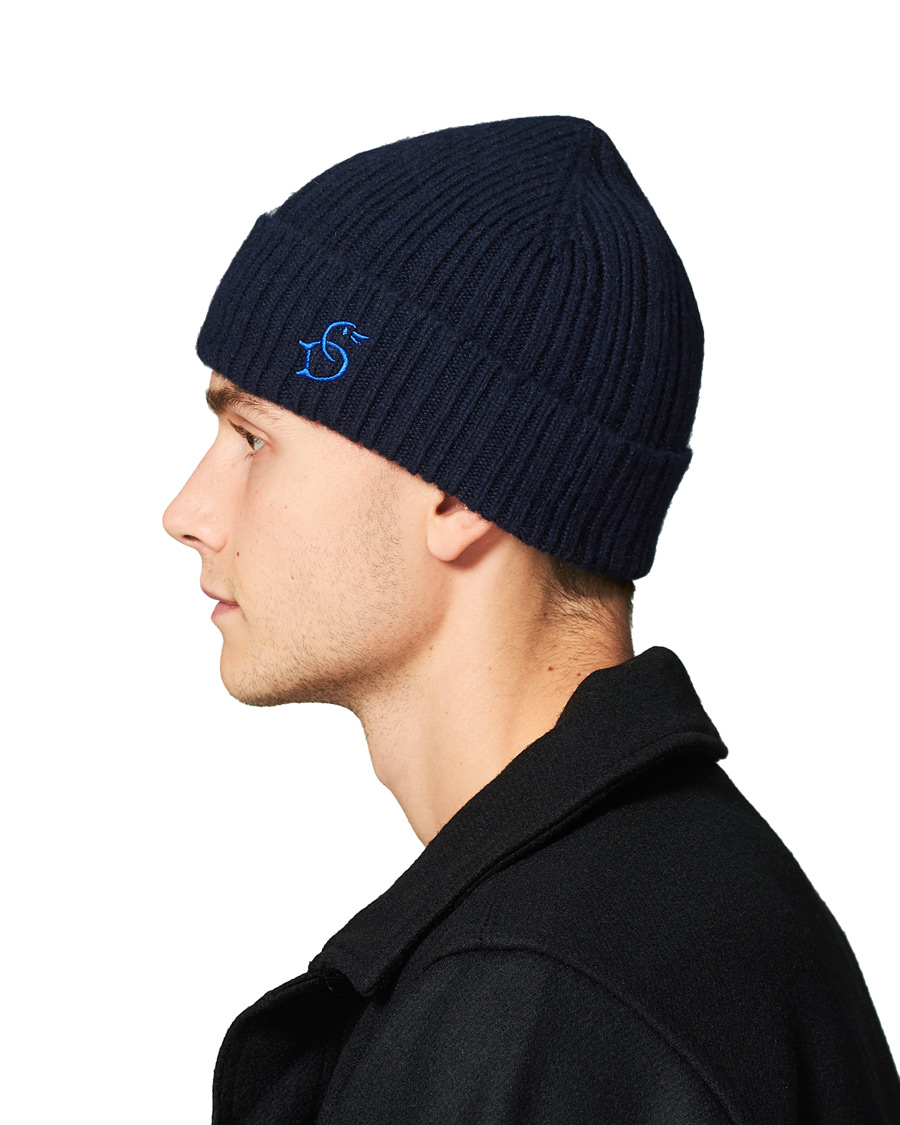 Mies | Drake's Geelongora Beanie Hat Navy | Drake's | Geelongora Beanie Hat Navy