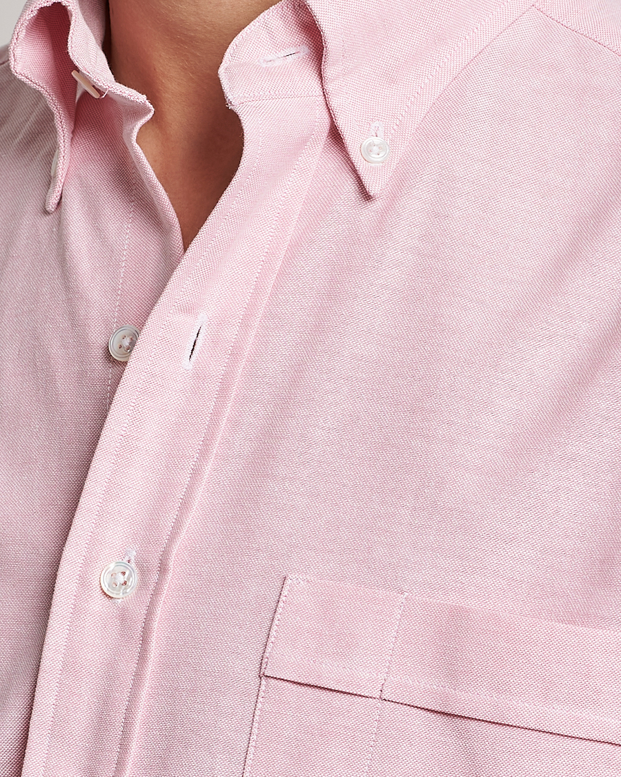 Mies | Kauluspaidat | Drake's | Button Down Oxford Shirt Pink