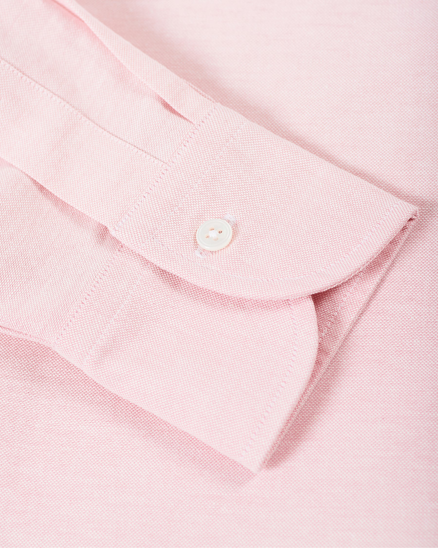 Mies | Kauluspaidat | Drake's | Button Down Oxford Shirt Pink