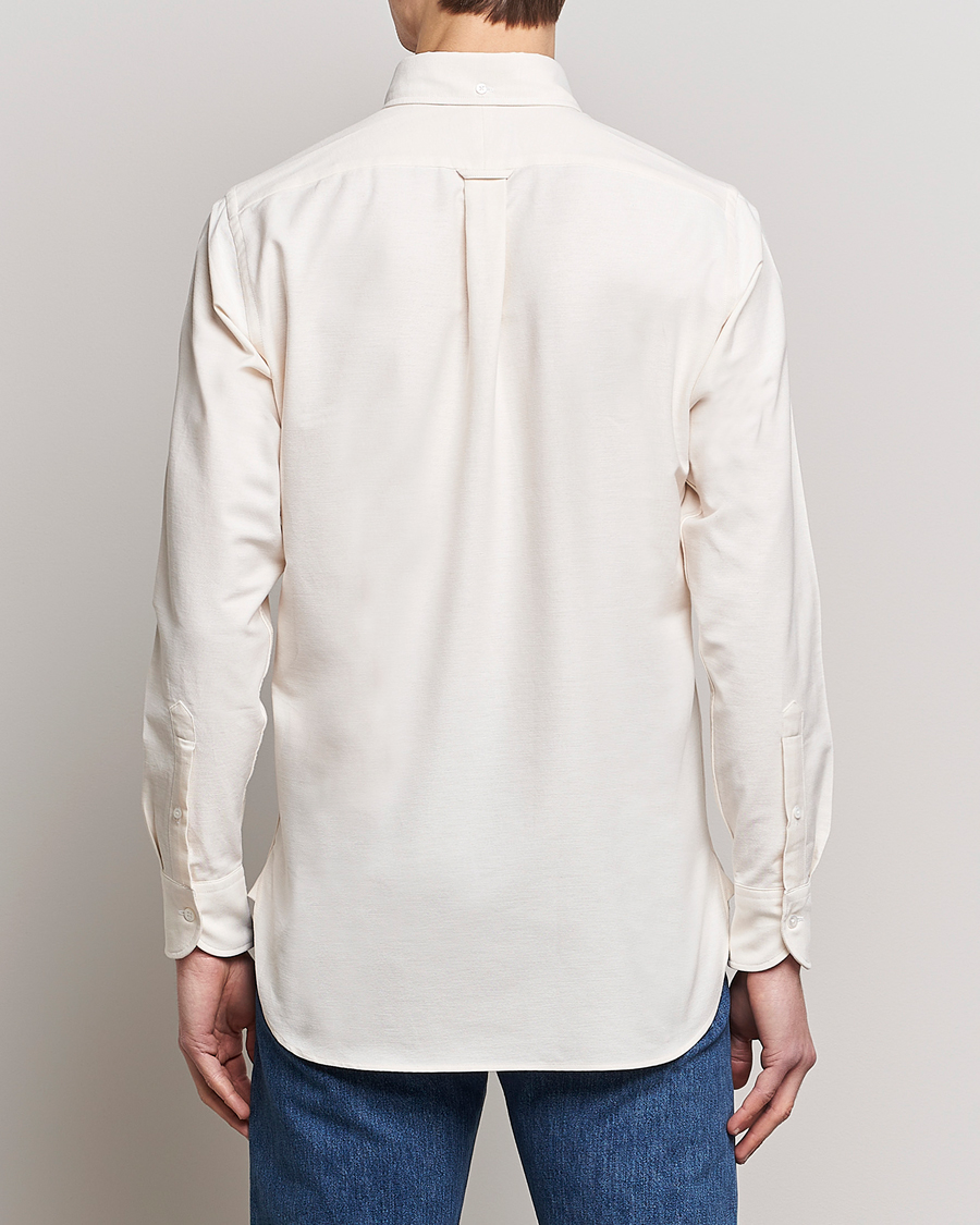 Mies | Kauluspaidat | Drake's | Button Down Oxford Shirt Cream