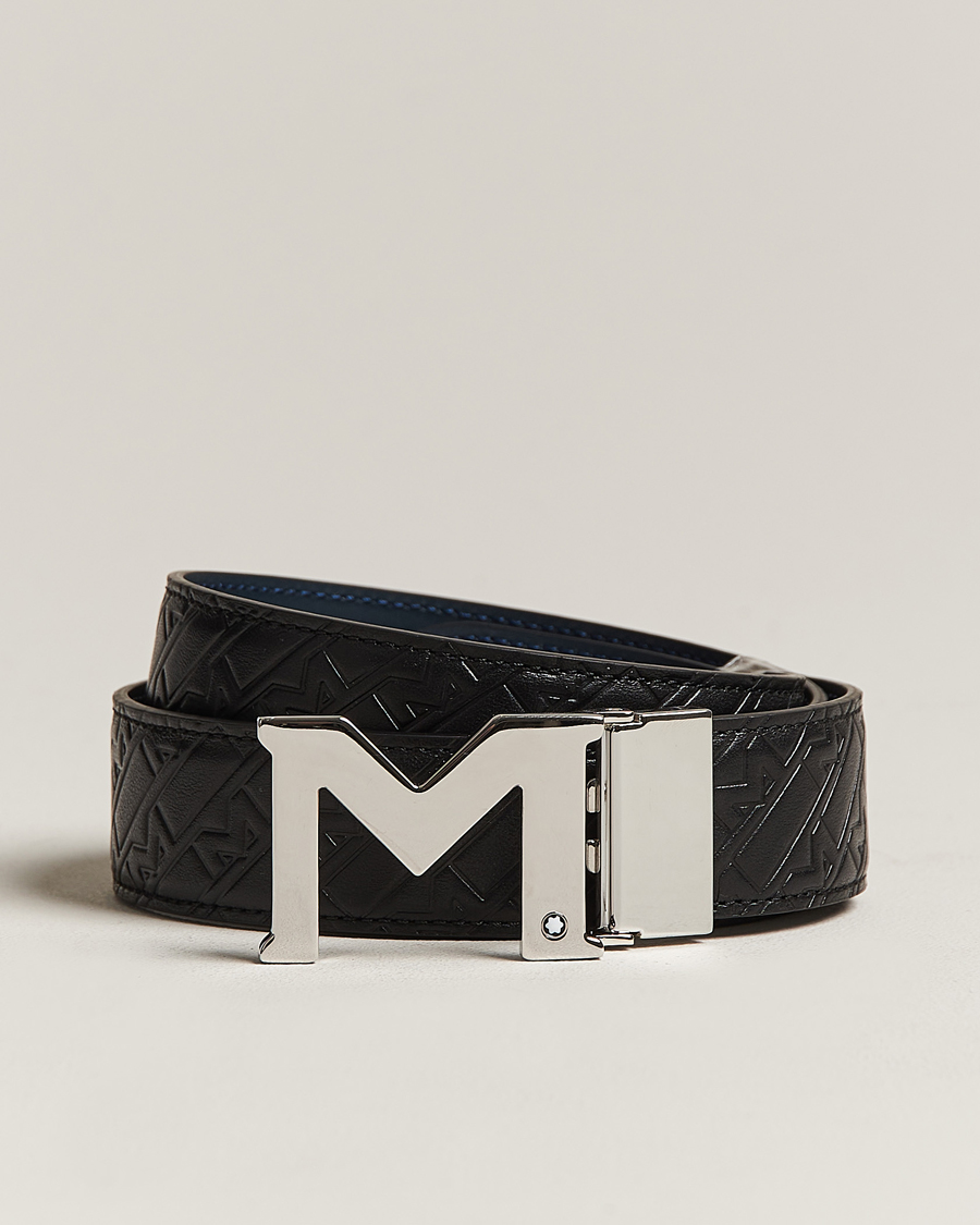 Miehet |  | Montblanc | Reversible Belt 35mm Ultra Black/Blue