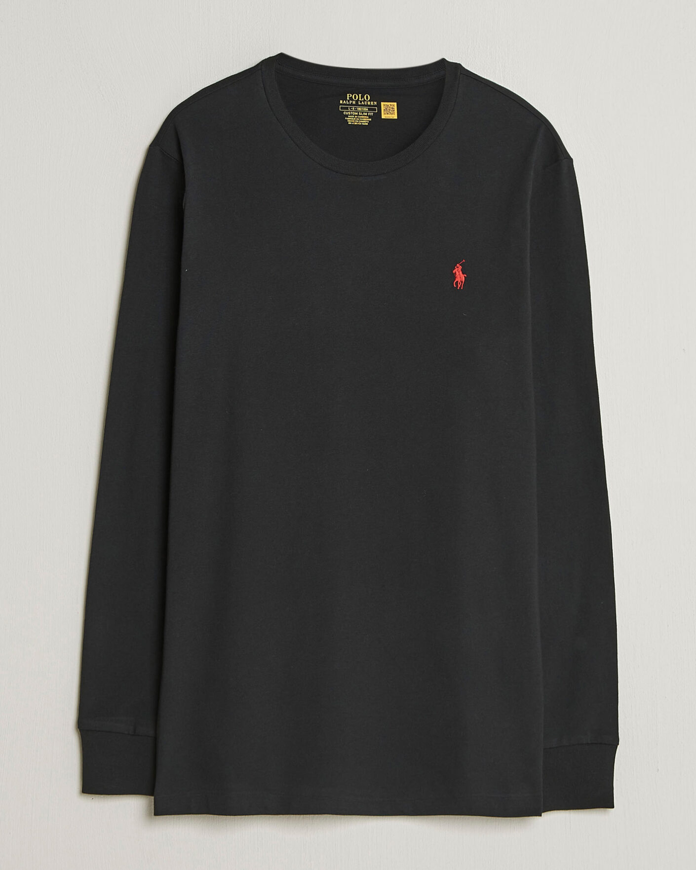 Mies | T-paidat | Polo Ralph Lauren | Long Sleeve Crew Neck Tee Polo Black
