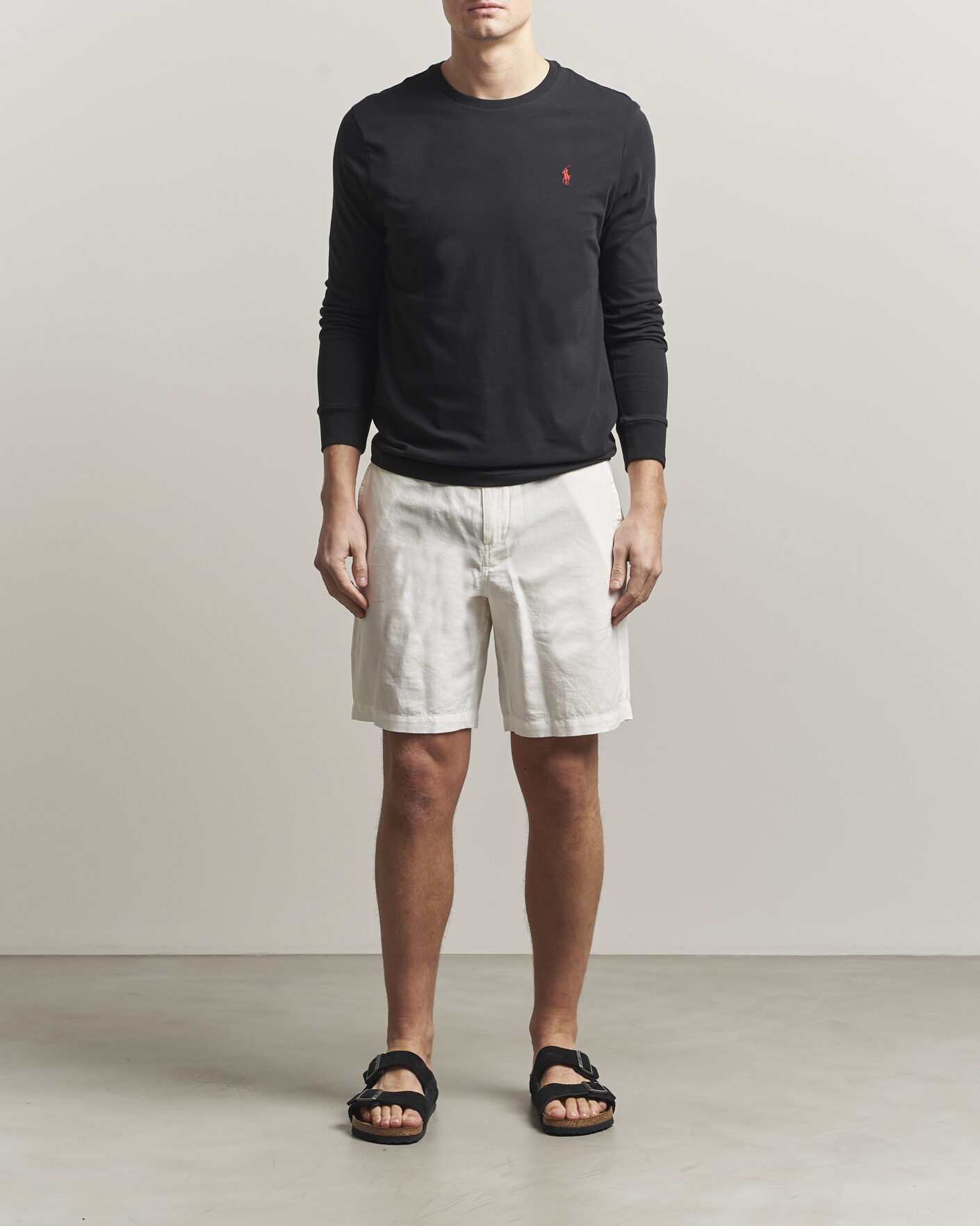 Mies | T-paidat | Polo Ralph Lauren | Long Sleeve Crew Neck Tee Polo Black