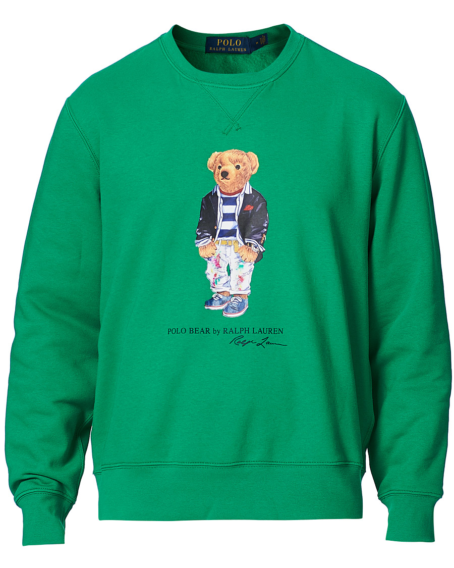 Miehet |  | Polo Ralph Lauren | Printed Ivy Bear Fleece Sweatshirt Cruise Green