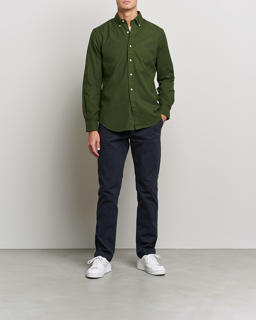 Mies | Kauluspaidat | Polo Ralph Lauren | Brushed Flannel Shirt Classic Drab