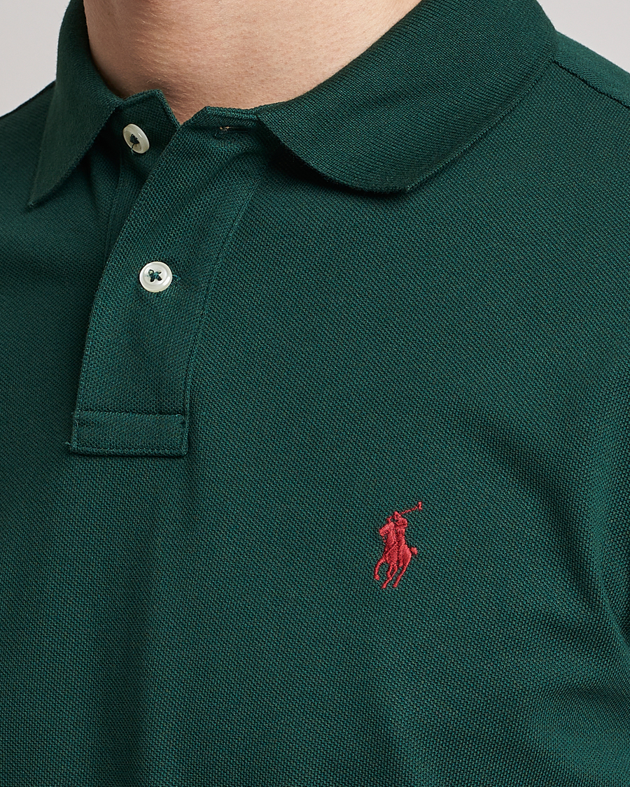 Mies | Pikeet | Polo Ralph Lauren | Custom Slim Fit Polo College Green