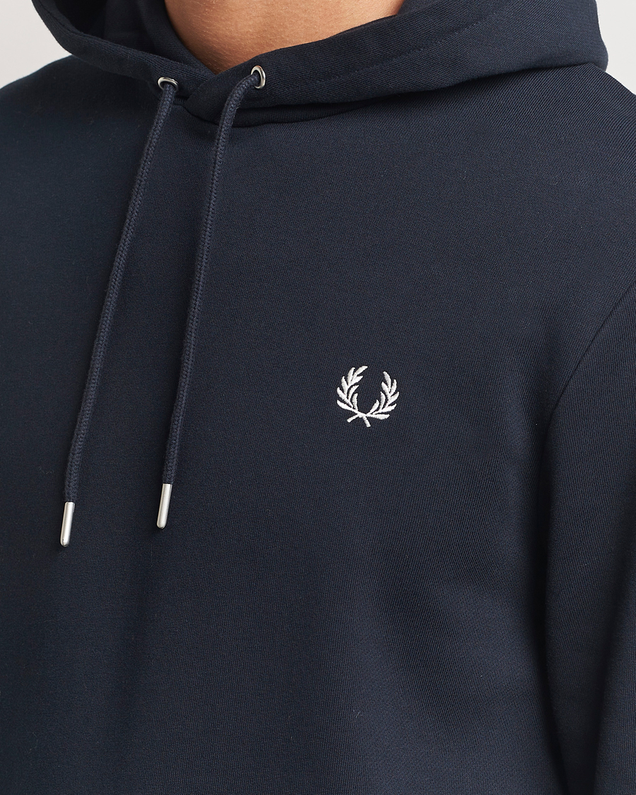 Mies | Puserot | Fred Perry | Tipped Hoodie Navy
