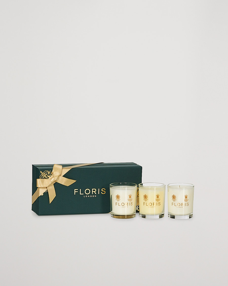 Miehet |  | Floris London | Mini Candle Set 3x70g