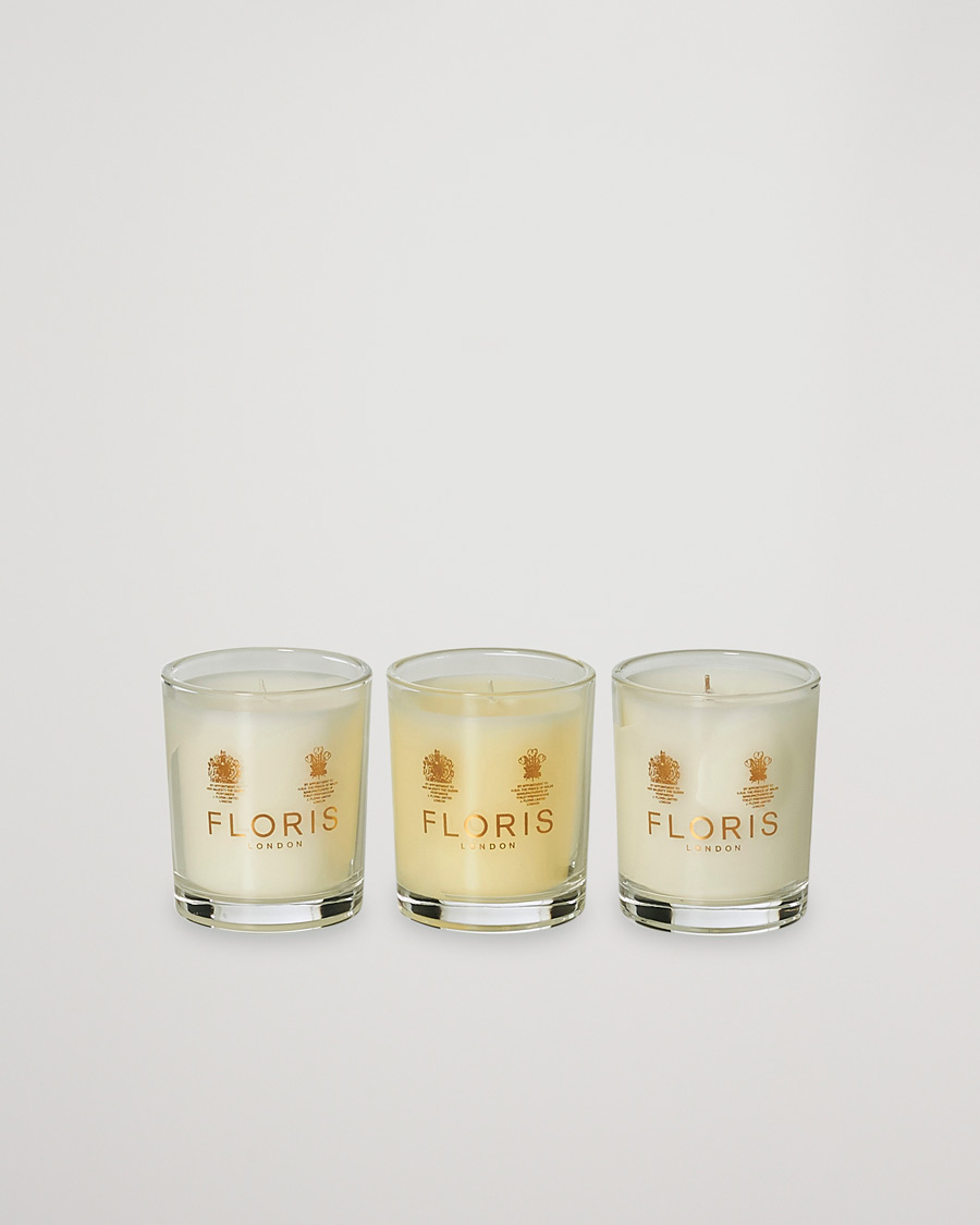 Mies | Floris London Mini Candle Set 3x70g  | Floris London | Mini Candle Set 3x70g 