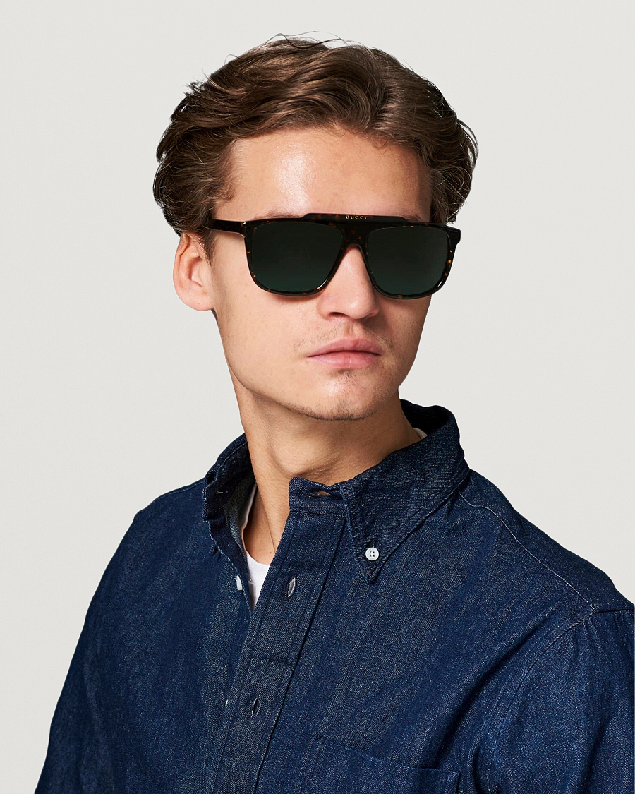 Mies | D-malliset aurinkolasit | Gucci | GG1039S Sunglasses Havana Green
