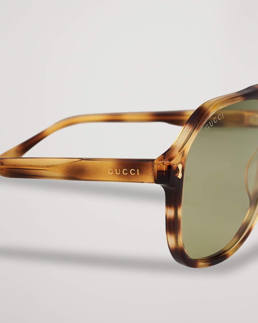 Mies | Gucci GG1042S Sunglasses Havana Green | Gucci | GG1042S Sunglasses Havana Green