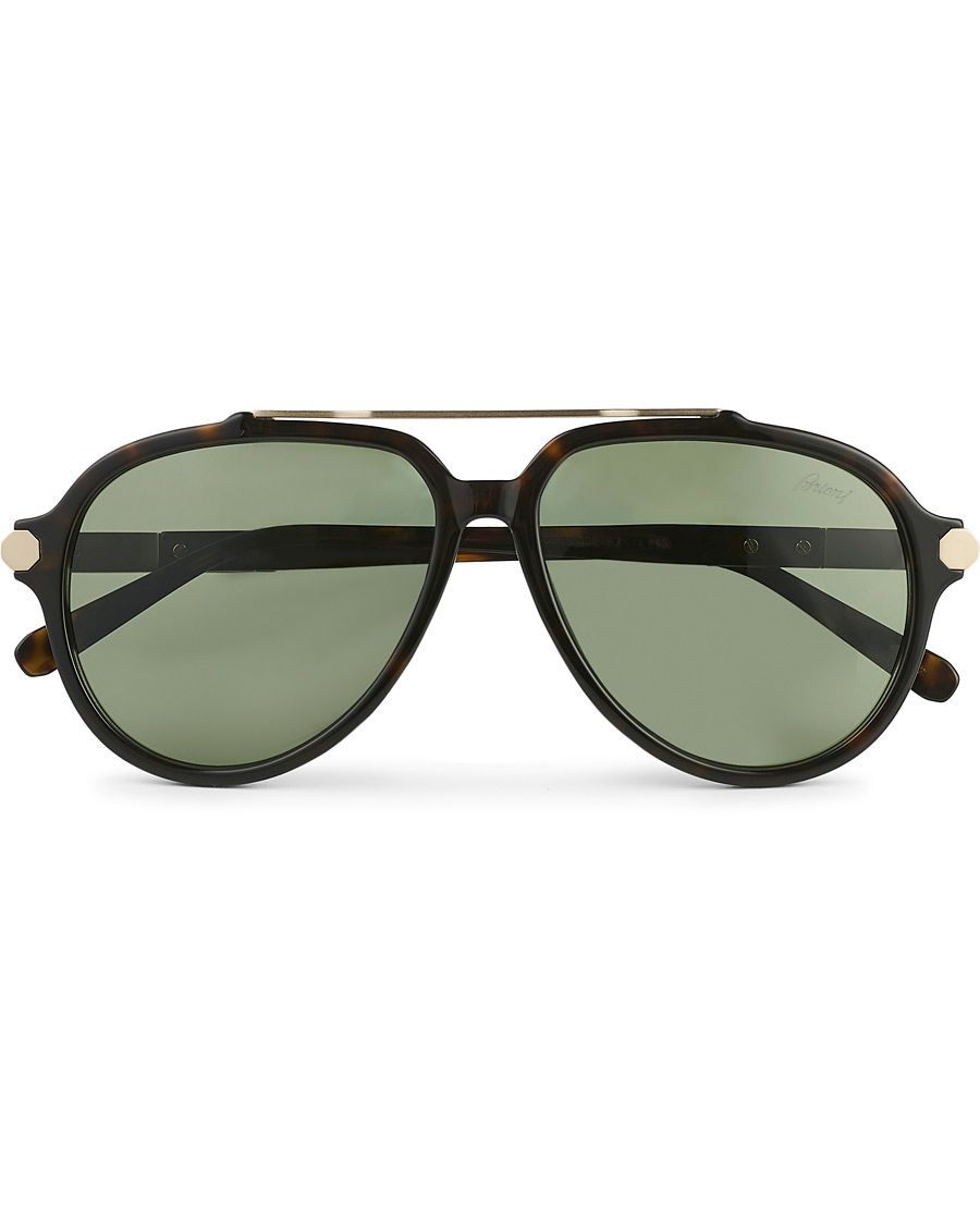 Mies | Brioni BR0096S Sunglasses Havana Green | Brioni | BR0096S Sunglasses Havana Green
