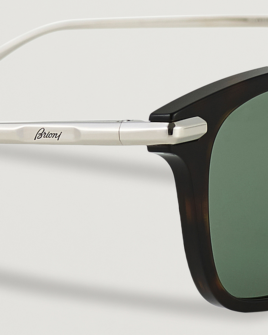 Mies |  | Brioni | BR0092S Titanium Sunglasses Havana Green