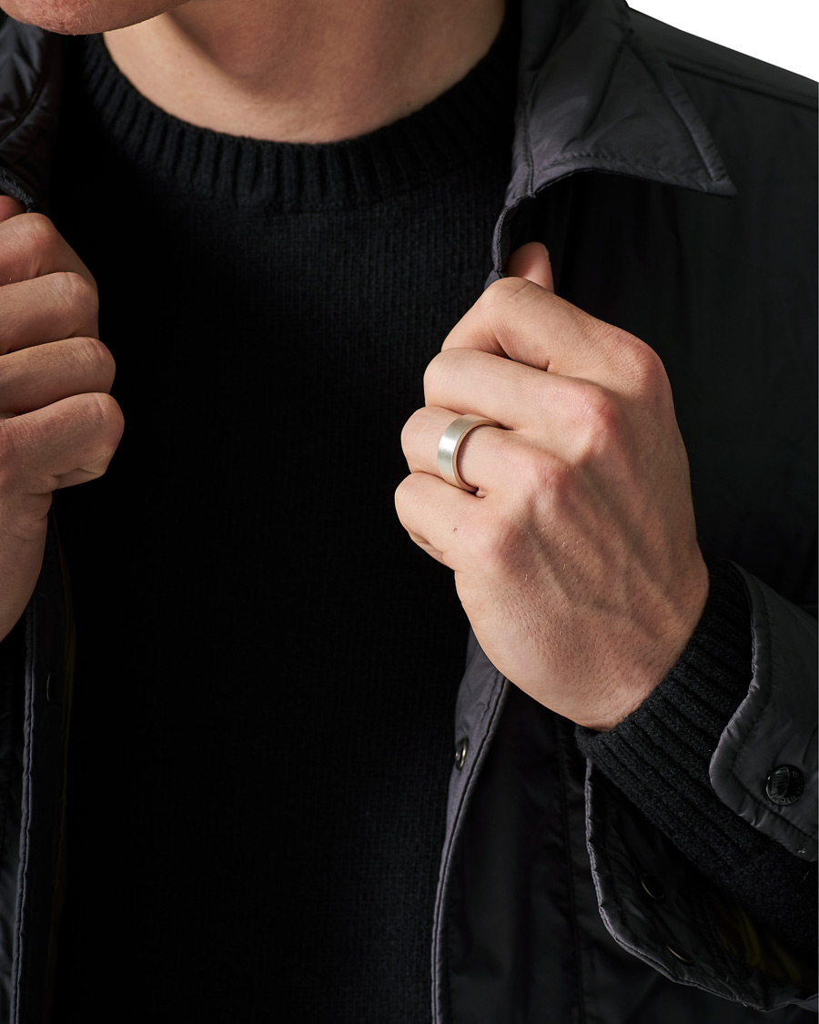 Mies | Korut | LE GRAMME | Ribbon Brushed Ring Sterling Silver