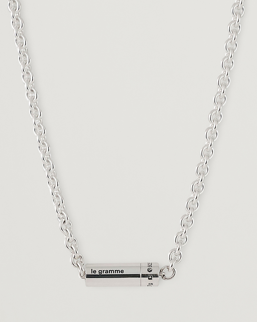 Miehet |  | LE GRAMME | Chain Cable Necklace Sterling Silver 27g