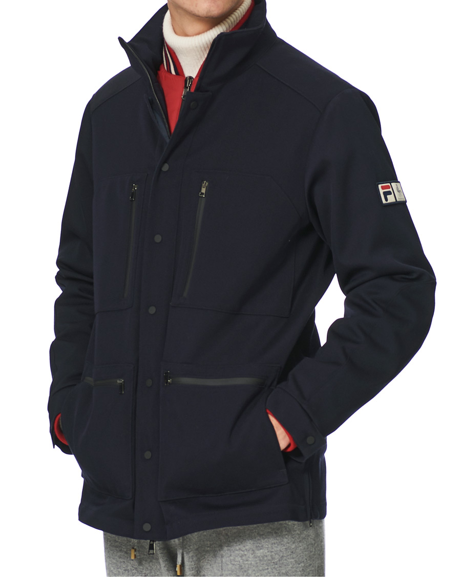 Mies | Takit | Piacenza Cashmere | X FILA Telavera Jacket Black
