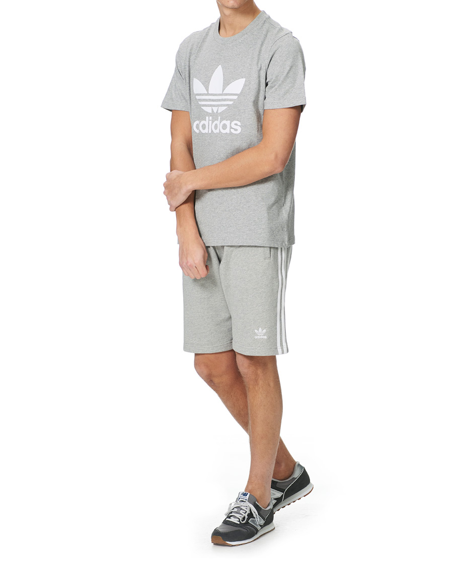 Mies | T-paidat | adidas Originals | Trefoil Tee Grey Melange