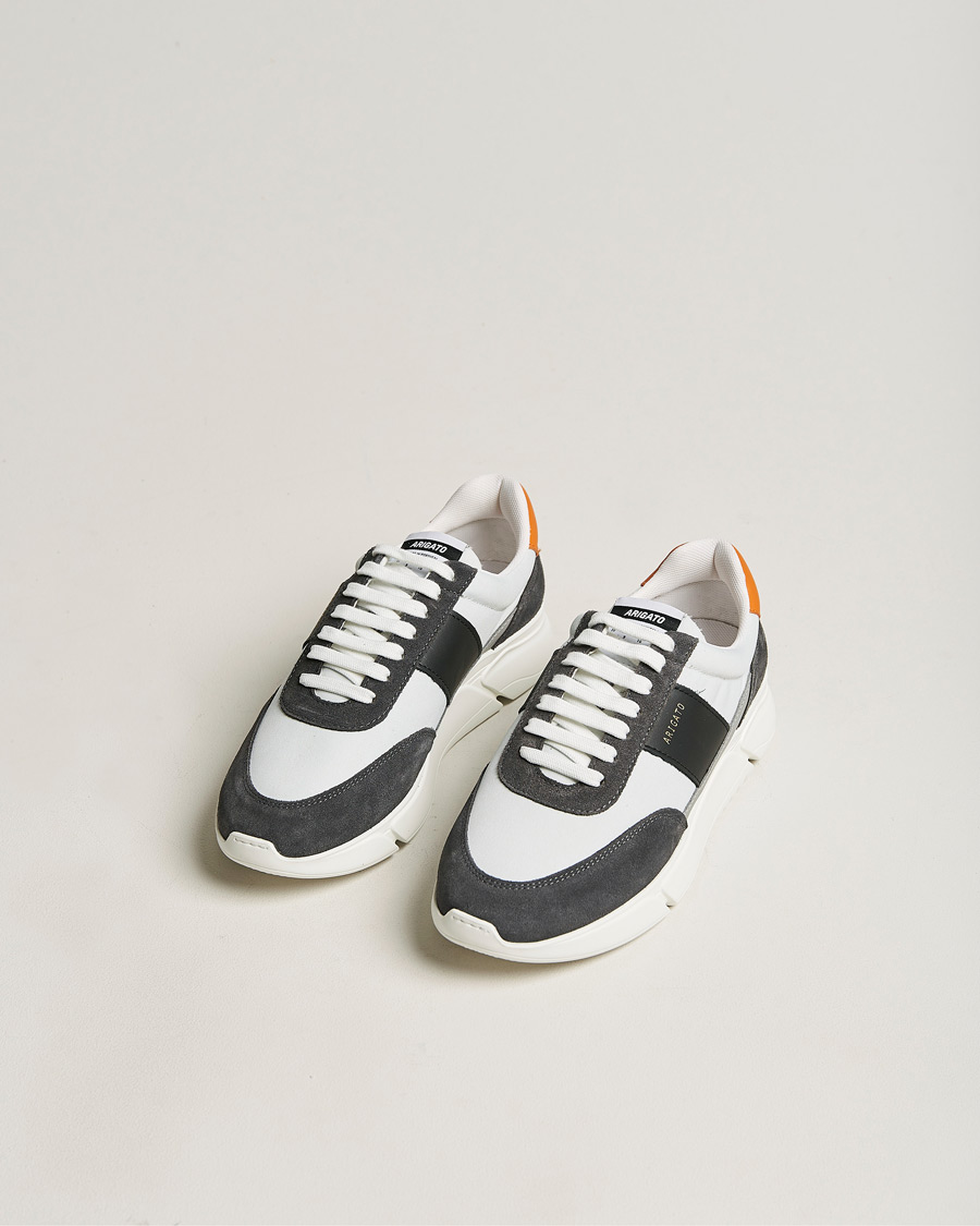 Mies | Mustat tennarit | Axel Arigato | Genesis Vintage Runner Sneaker Light Grey/Black/Orange