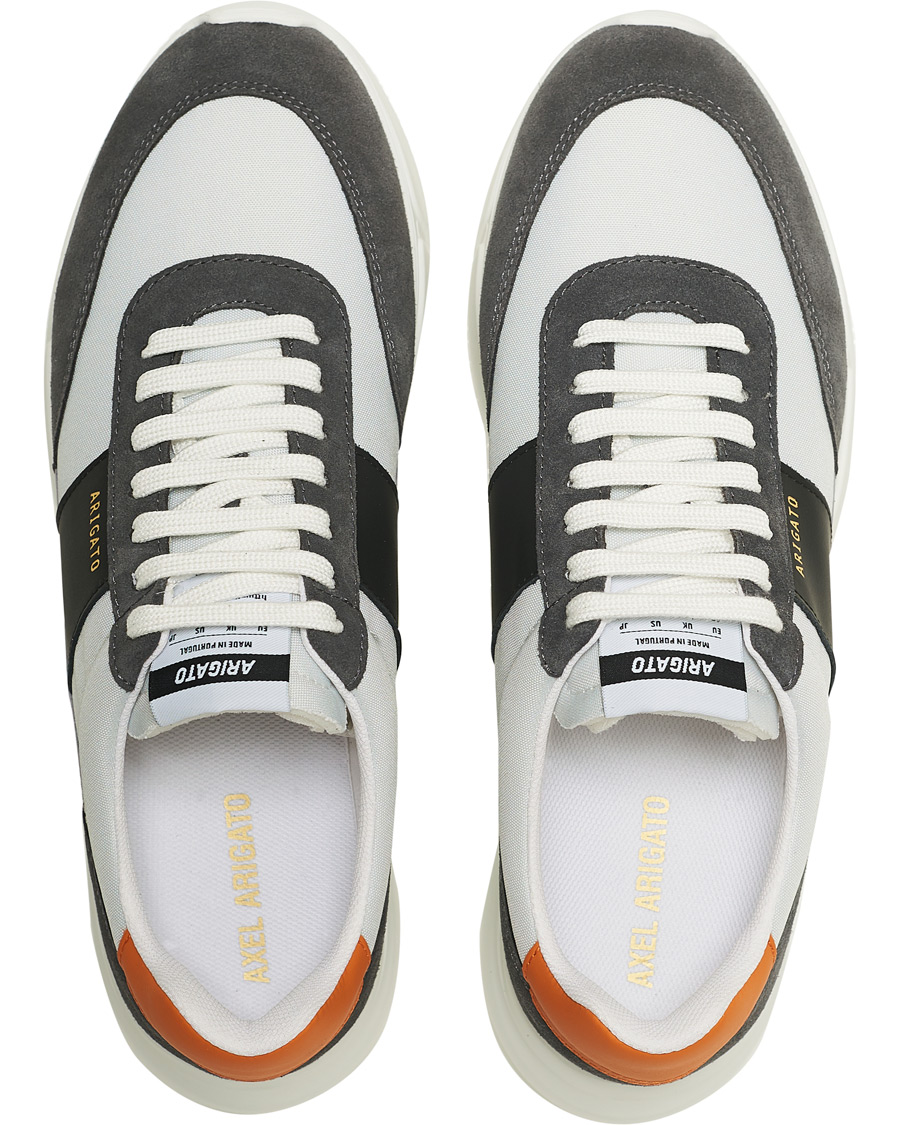 Mies | Axel Arigato Genesis Vintage Runner Sneaker Light Grey/Black/Orange | Axel Arigato | Genesis Vintage Runner Sneaker Light Grey/Black/Orange