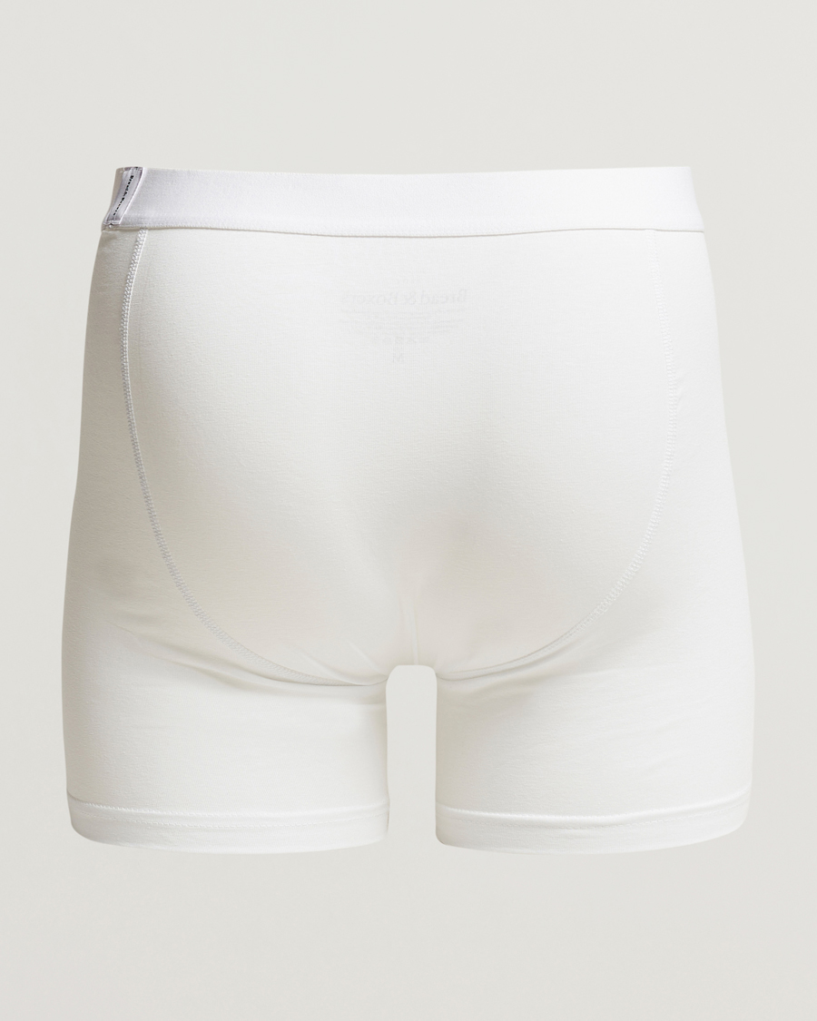 Mies | Alusvaatteet | Bread & Boxers | 3-Pack Long Boxer Brief White