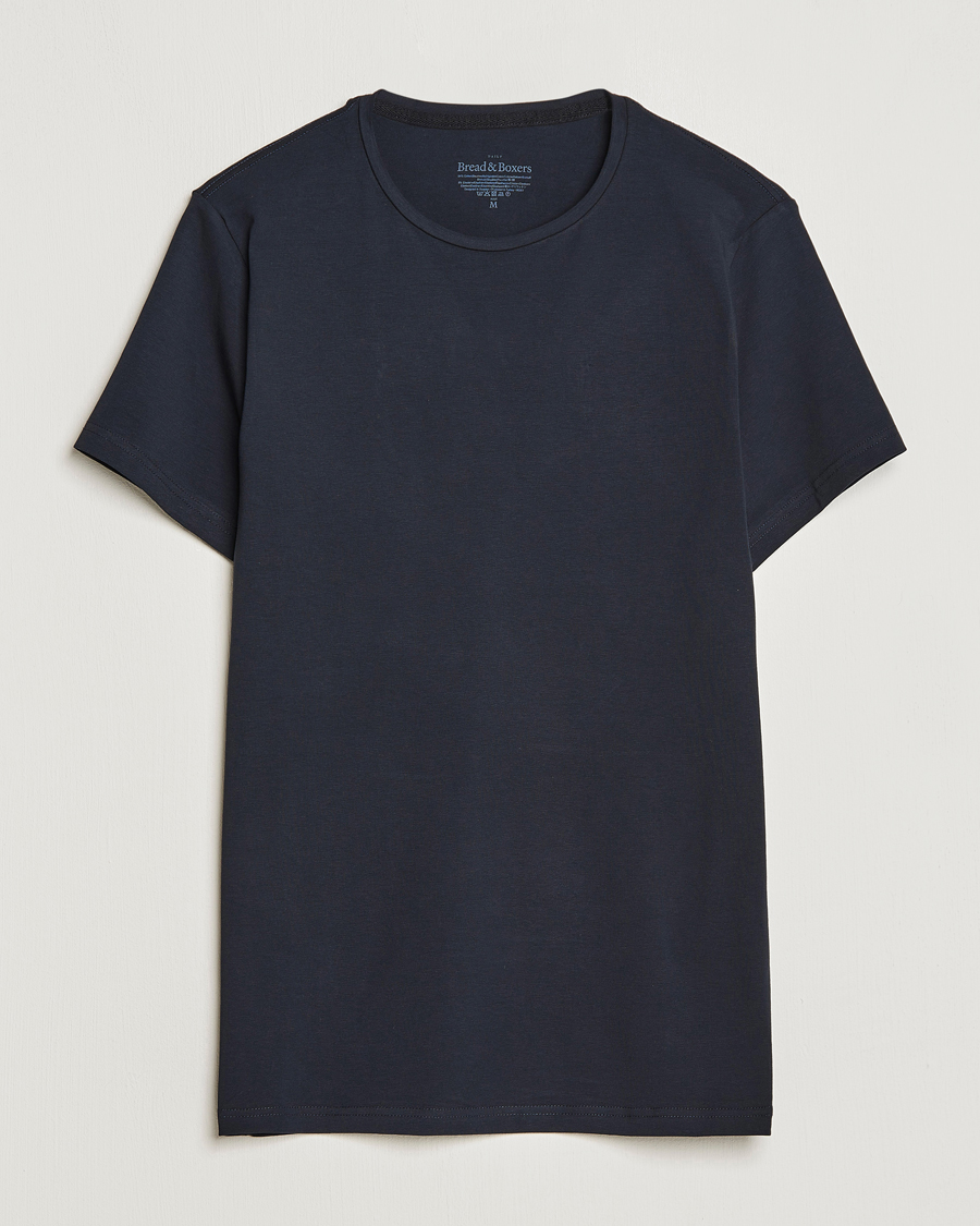 Mies | T-paidat | Bread & Boxers | 2-Pack Crew Neck Tee Dark Navy