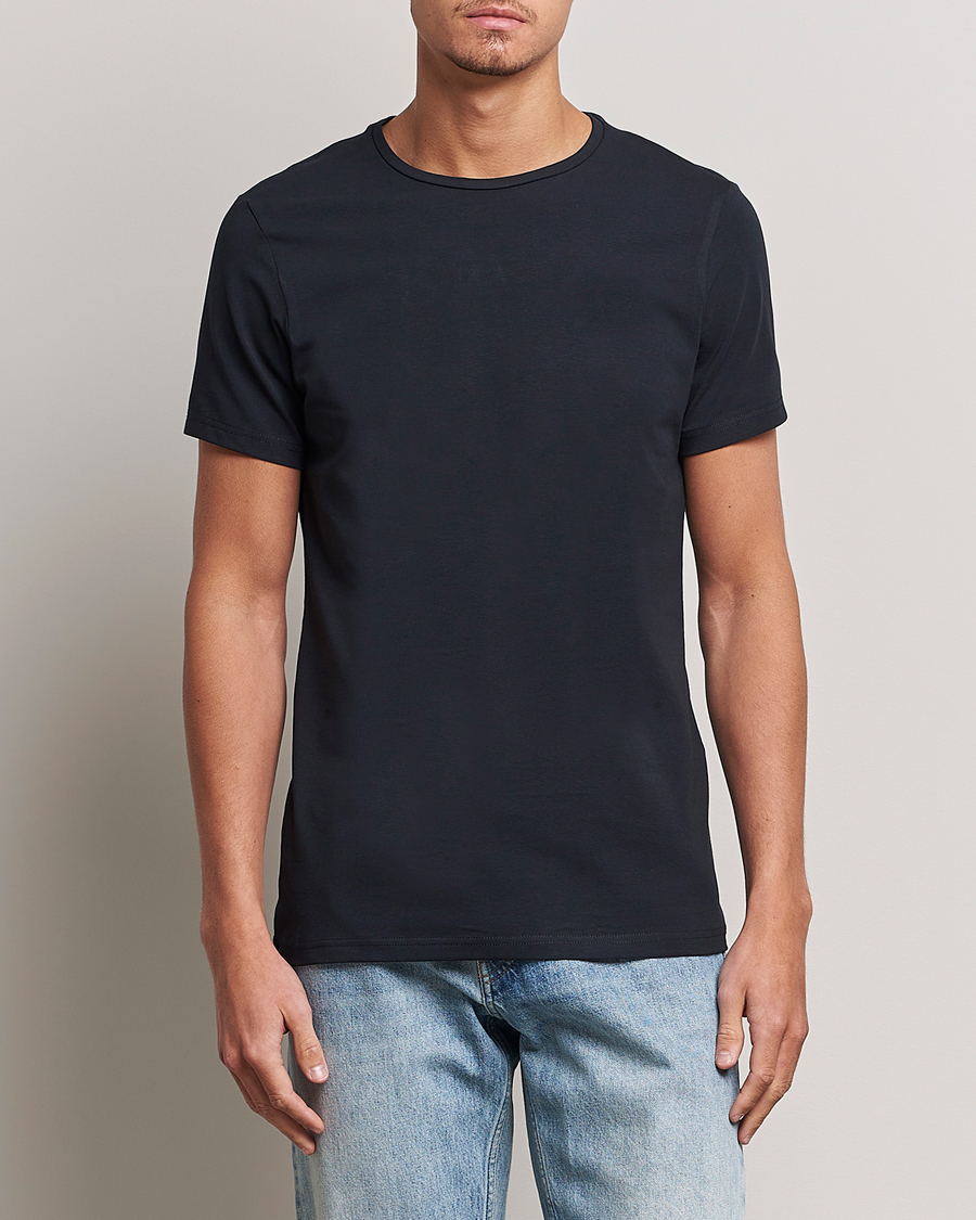 Mies | T-paidat | Bread & Boxers | 2-Pack Crew Neck Tee Dark Navy