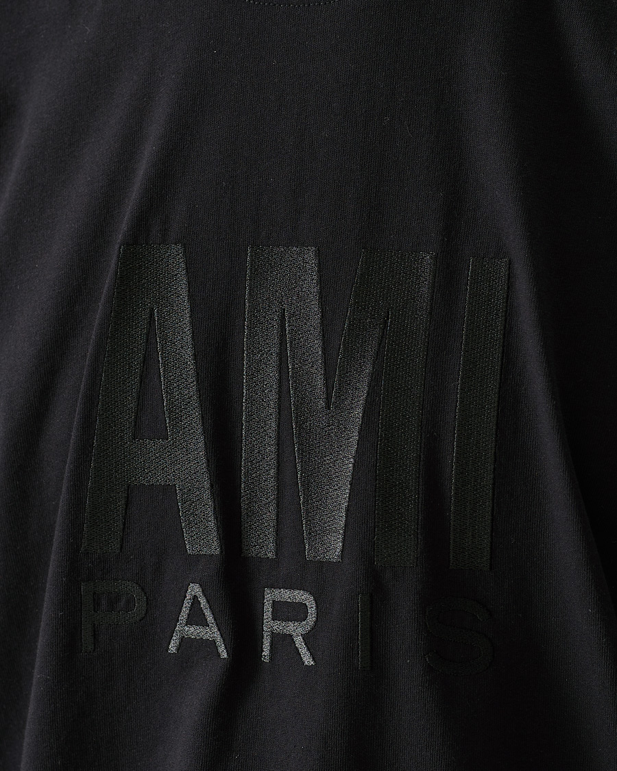 Mies | T-paidat | AMI | Oversize Logo Tee Black