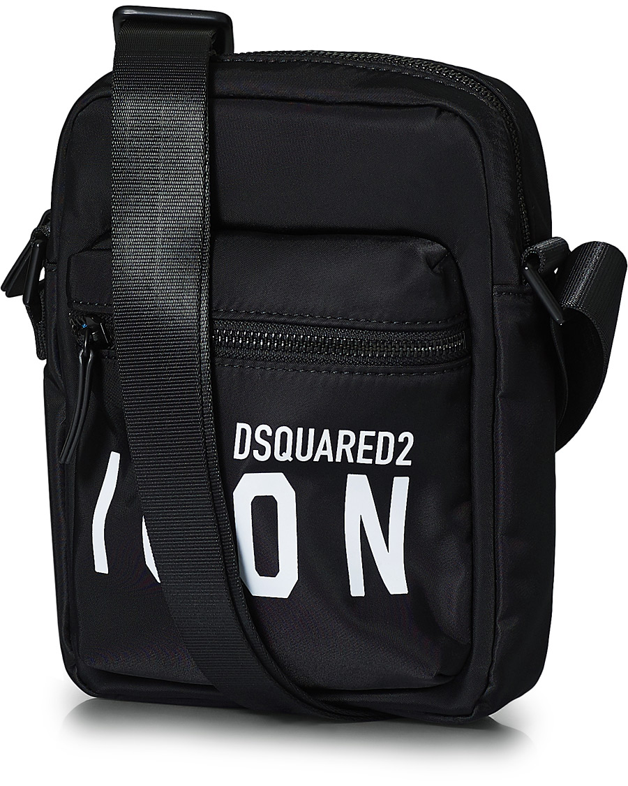 Mies | Dsquared2 Icon Cross Body Bag Black | Dsquared2 | Icon Cross Body Bag Black