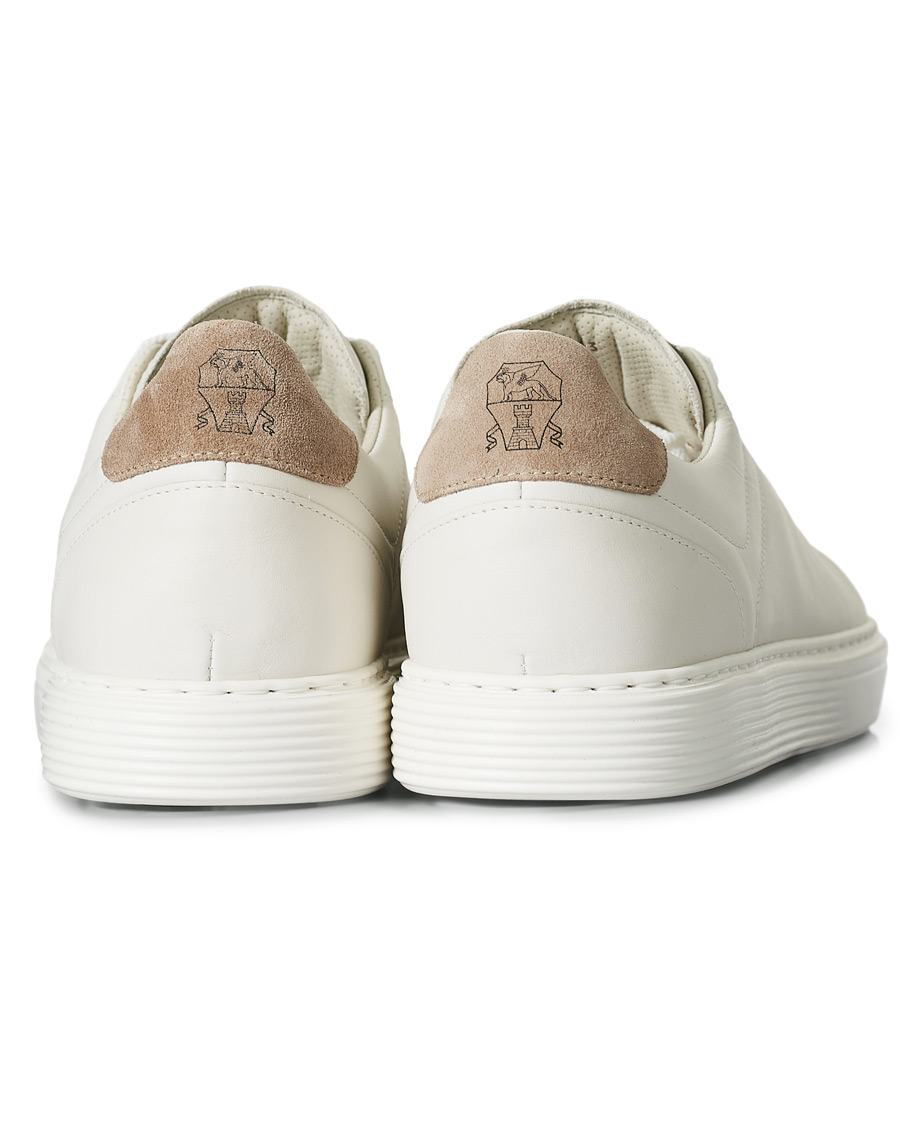 Mies | Brunello Cucinelli Plain Sneaker White Calf | Brunello Cucinelli | Plain Sneaker White Calf