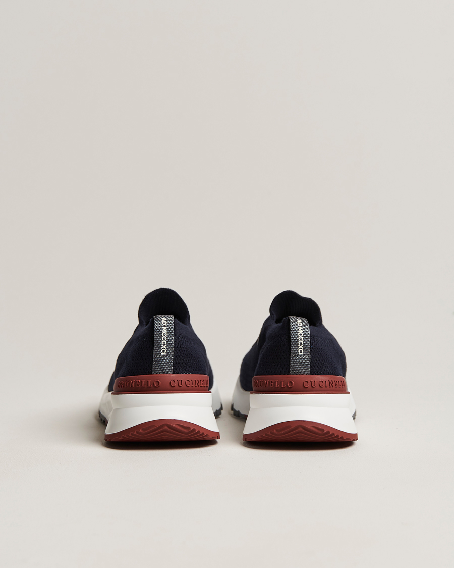Mies | Tennarit | Brunello Cucinelli | Mesh Running Sneakers Navy