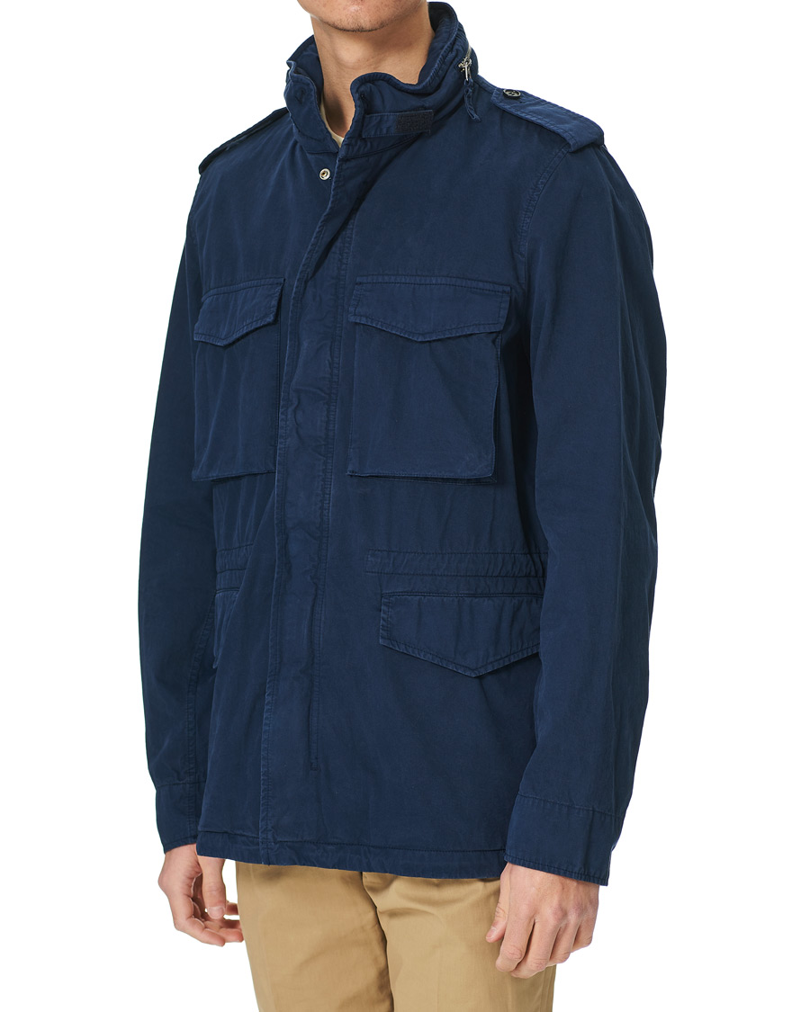 Mies | Takit | Aspesi | Cotton Field Jacket Navy