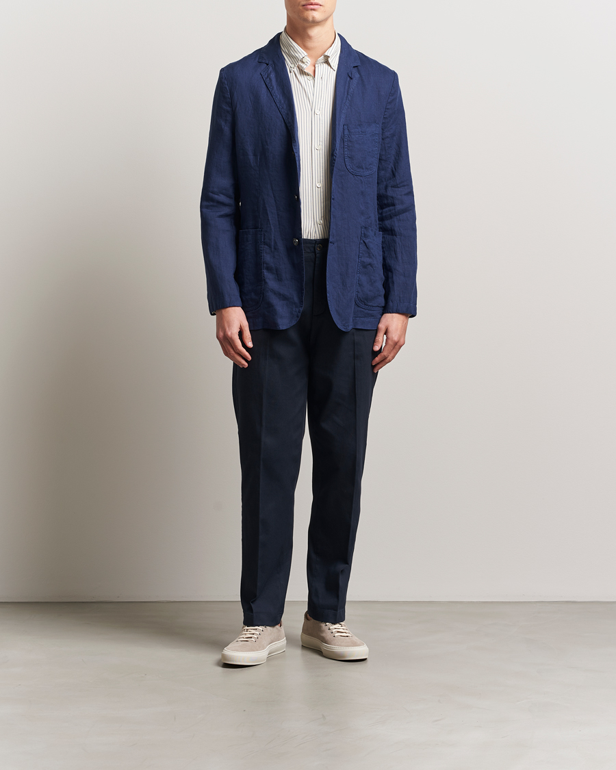 Mies | Pikkutakit | Aspesi | Samuraki Linen Blazer Navy
