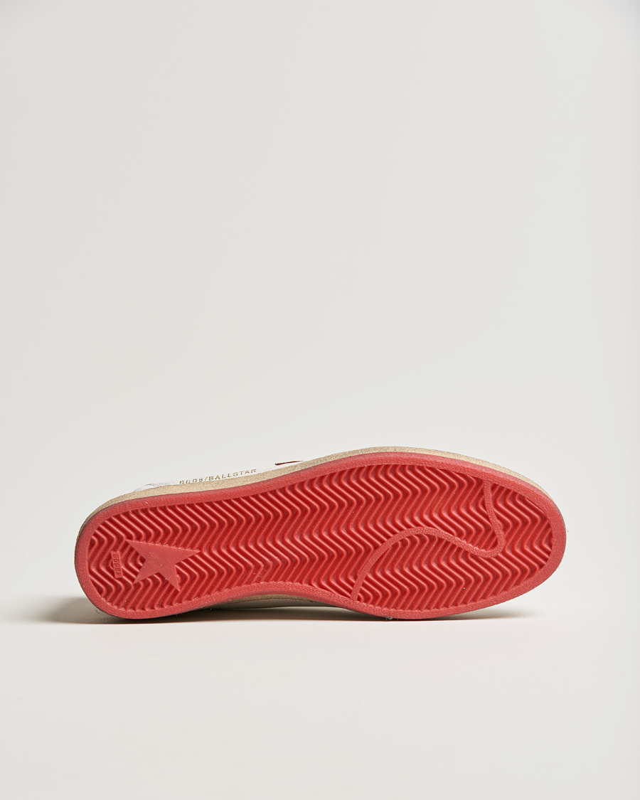 Mies | Golden Goose Deluxe Brand Ball Star Sneakers White/Red | Golden Goose | Deluxe Brand Ball Star Sneakers White/Red